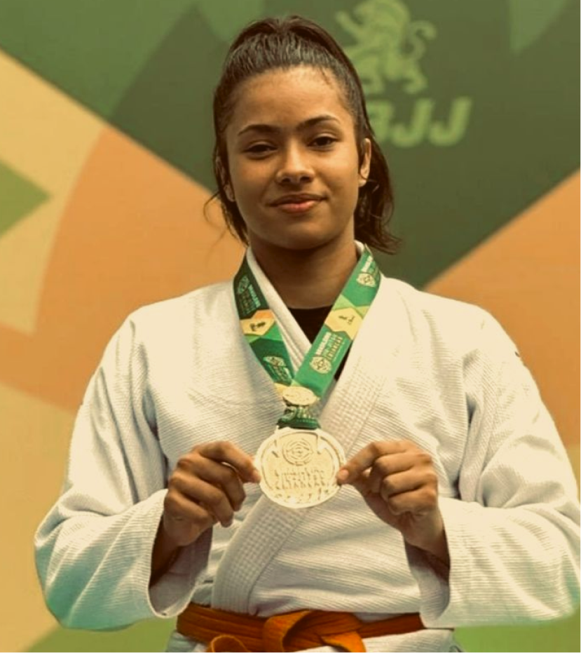 Isadora — atleta campeã da Atos Jiu-Jitsu Bauru